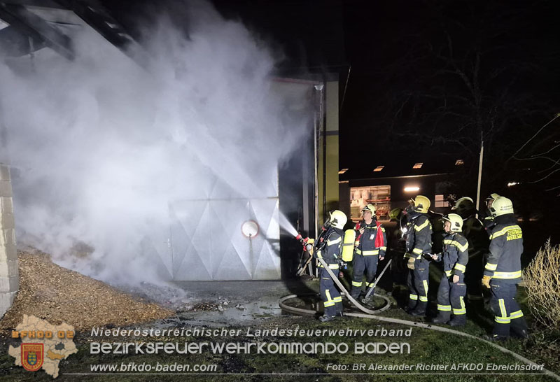 20241215_Vollbrand eines Hackschnitzelbunkers in Weigelsdorf Foto: Alexander Richter AFKDO Ebreichsdorf