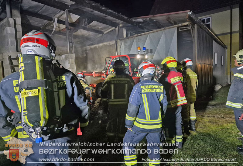20241215_Vollbrand eines Hackschnitzelbunkers in Weigelsdorf Foto: Alexander Richter AFKDO Ebreichsdorf