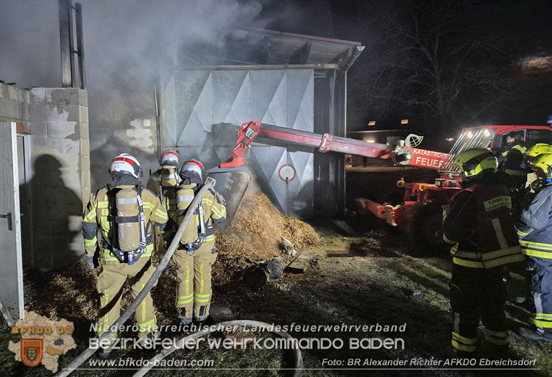 20241215_Vollbrand eines Hackschnitzelbunkers in Weigelsdorf Foto: Alexander Richter AFKDO Ebreichsdorf
