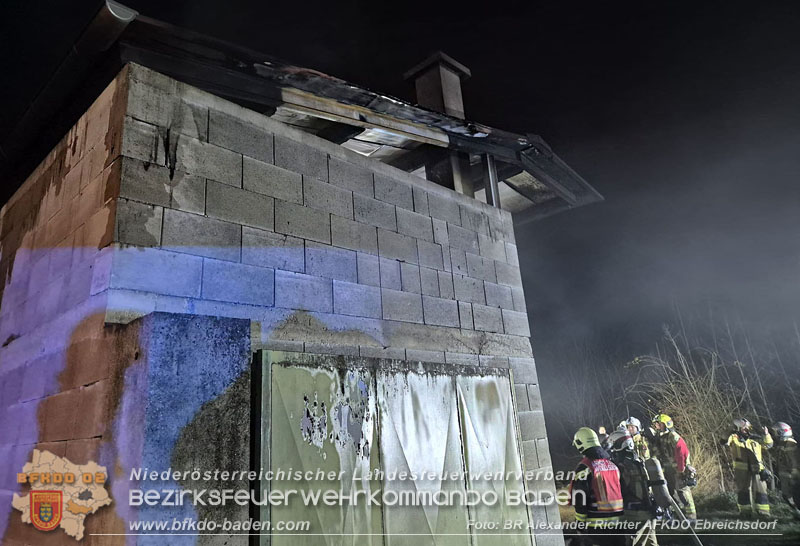 20241215_Vollbrand eines Hackschnitzelbunkers in Weigelsdorf Foto: Alexander Richter AFKDO Ebreichsdorf