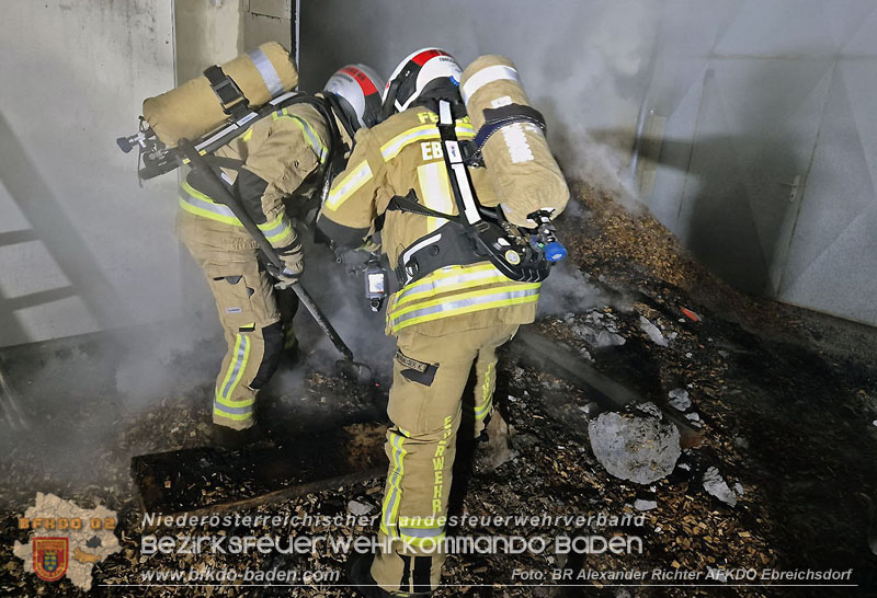 20241215_Vollbrand eines Hackschnitzelbunkers in Weigelsdorf Foto: Alexander Richter AFKDO Ebreichsdorf