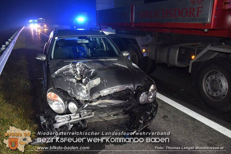 20241219_Schwerer Auffahrunfall im Nebel auf der A3 bei Ebreichsdorf Foto: Thomas Lenger Monatsrevue.at