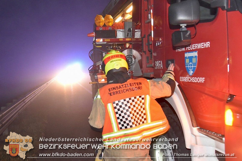 20241219_Schwerer Auffahrunfall im Nebel auf der A3 bei Ebreichsdorf Foto: Thomas Lenger Monatsrevue.at
