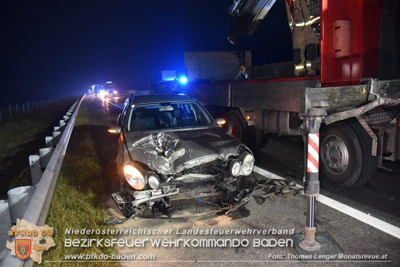 20241219_Schwerer Auffahrunfall im Nebel auf der A3 bei Ebreichsdorf Foto: Thomas Lenger Monatsrevue.at
