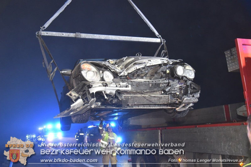20241219_Schwerer Auffahrunfall im Nebel auf der A3 bei Ebreichsdorf Foto: Thomas Lenger Monatsrevue.at