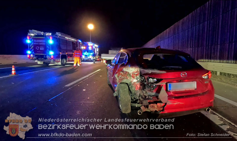20241219_Personenrettung nach Verkehrsunfall auf der A2 bei Baden Foto: Stefan Schneider BFKDO BADEN 20241219_Personenrettung nach Verkehrsunfall auf der A2 bei Baden Foto: Stefan Schneider BFKDO BADEN