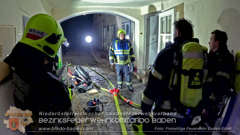 20241224 Wohnungsbrand in Baden am Hl. Abend Foto: Stefan Schneider FF Baden-Stadt