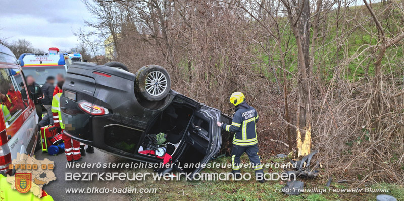 20250116_Verkehrsunfall bei Blumau-Neurißhof Foto: Freiwillige Feuerwehr Blumau 20250116_Verkehrsunfall bei Blumau-Neurißhof Foto: Freiwillige Feuerwehr Blumau