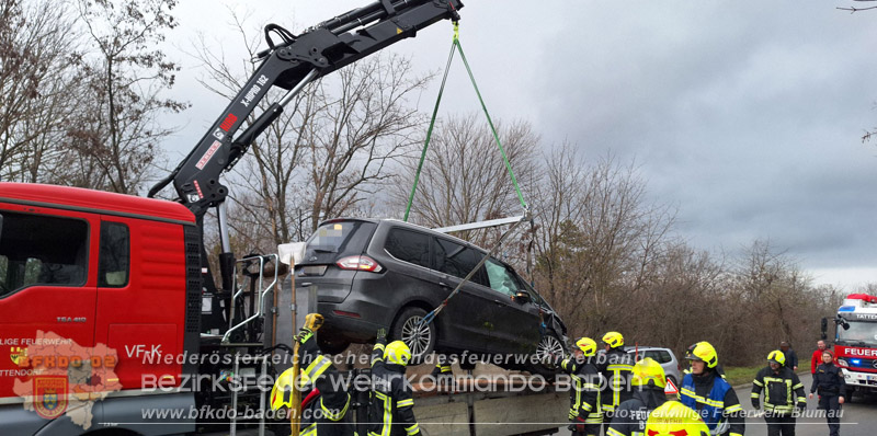 20250116_Verkehrsunfall bei Blumau-Neurißhof   Foto: Freiwillige Feuerwehr Blumau