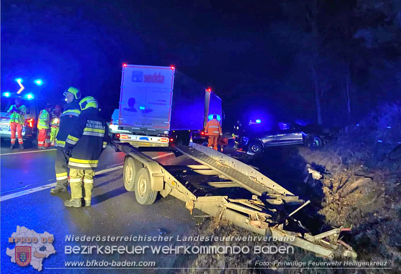 20250123_Alarmierte Menschenrettung nach Verkehrsunfall auf der A21 bei Heiligenkreuz Foto: FF Heiligenkreuz 20250123_Alarmierte Menschenrettung nach Verkehrsunfall auf der A21 bei Heiligenkreuz Foto: FF Heiligenkreuz