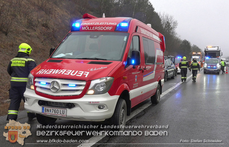 20250125_LKW-Unfall mit Gefahrgut auf der A21 bei Heiligenkreuz Foto: Stefan Schneider BFKDO BADEN 20250125_LKW-Unfall mit Gefahrgut auf der A21 bei Heiligenkreuz Foto: Stefan Schneider BFKDO BADEN