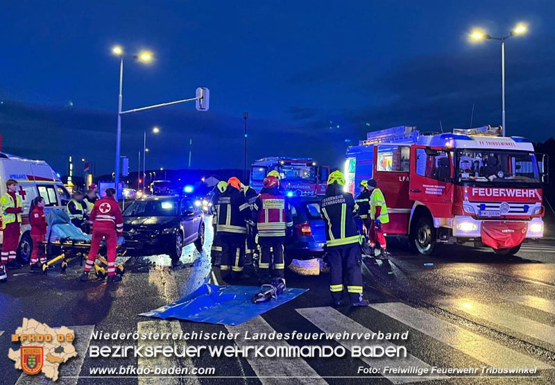 20250129_Feuerwehr befreit Lenker nach Verkehrsunfall auf der B210  Foto: Ferdinand Bartmann FF Tribuswinkel