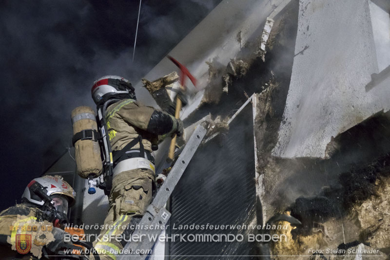 20250210_Fassadenbrand in Unterwaltersdorf sorgte für Großeinsatz   Foto: Stefan Schneider BFKDO BADEN