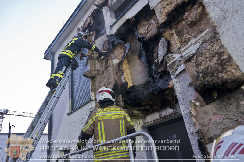 20250210_Fassadenbrand in Unterwaltersdorf sorgte für Großeinsatz   Foto: Stefan Schneider BFKDO BADEN