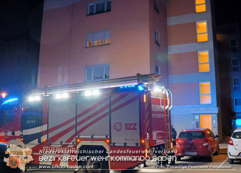 20250215_Nachkontrolle nach Brand in Küche in Pottenstein Foto: FF Pottenstein 20250215_Nachkontrolle nach Brand in Küche in Pottenstein Foto: FF Pottenstein