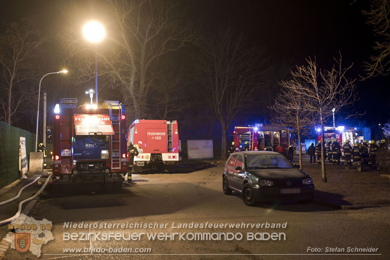 20250220 Brand eines Nebengebäudes in St.Veit a.d.Triesting   Foto: Stefan Schneider BFKDO BADEN 