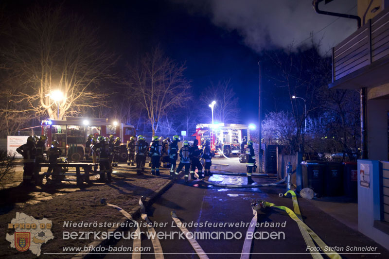 20250220 Brand eines Nebengebäudes in St.Veit a.d.Triesting   Foto: Stefan Schneider BFKDO BADEN 
