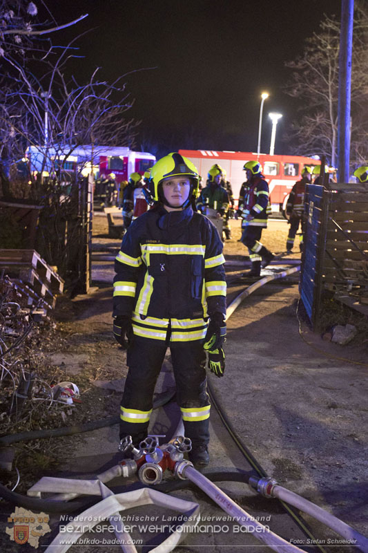 20250220 Brand eines Nebengebäudes in St.Veit a.d.Triesting   Foto: Stefan Schneider BFKDO BADEN 