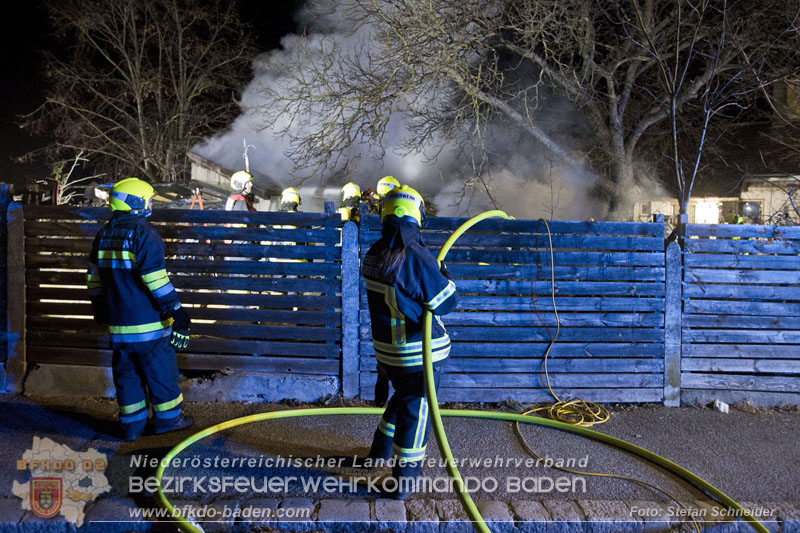 20250220 Brand eines Nebengebäudes in St.Veit a.d.Triesting   Foto: Stefan Schneider BFKDO BADEN 