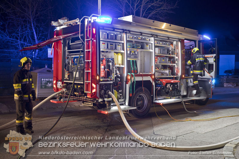 20250220 Brand eines Nebengebäudes in St.Veit a.d.Triesting   Foto: Stefan Schneider BFKDO BADEN 