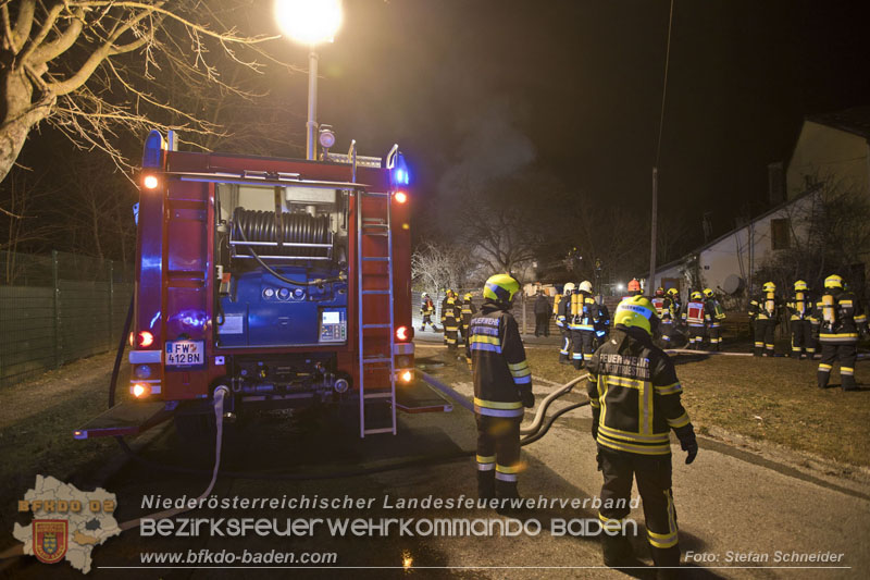 20250220 Brand eines Nebengebäudes in St.Veit a.d.Triesting   Foto: Stefan Schneider BFKDO BADEN 