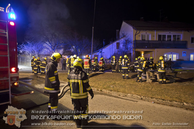 20250220 Brand eines Nebengebäudes in St.Veit a.d.Triesting   Foto: Stefan Schneider BFKDO BADEN 