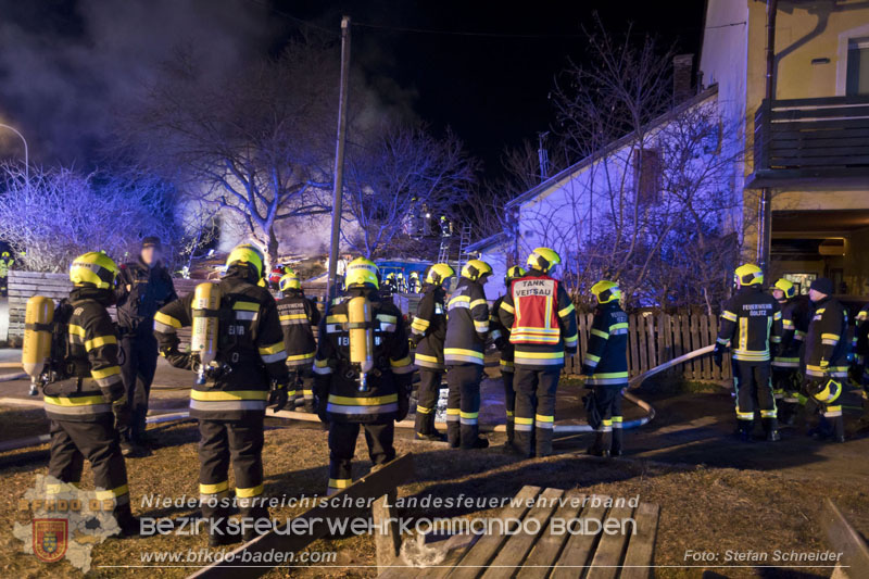 20250220 Brand eines Nebengebäudes in St.Veit a.d.Triesting   Foto: Stefan Schneider BFKDO BADEN 