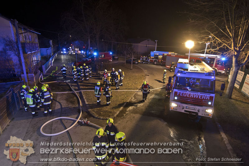 20250220 Brand eines Nebengebäudes in St.Veit a.d.Triesting   Foto: Stefan Schneider BFKDO BADEN 