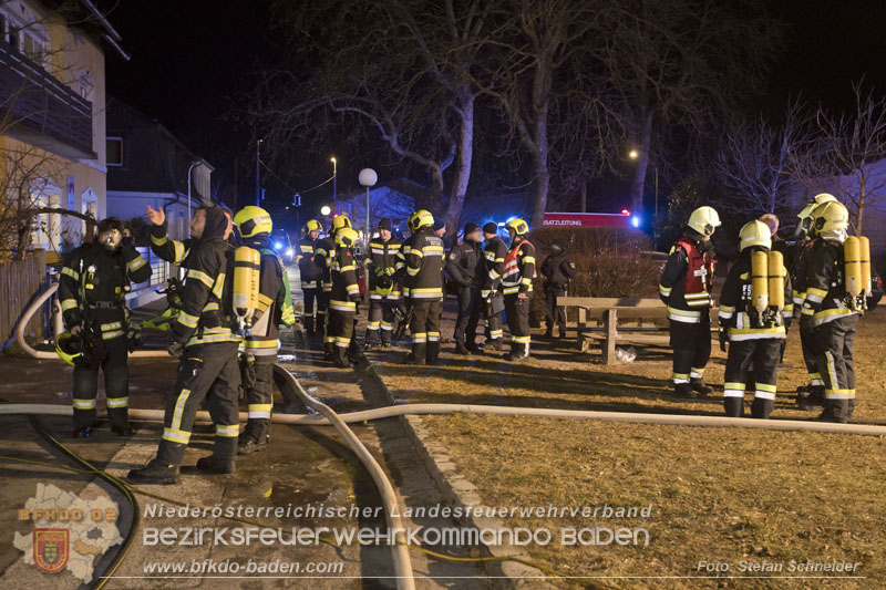 20250220 Brand eines Nebengebäudes in St.Veit a.d.Triesting   Foto: Stefan Schneider BFKDO BADEN 