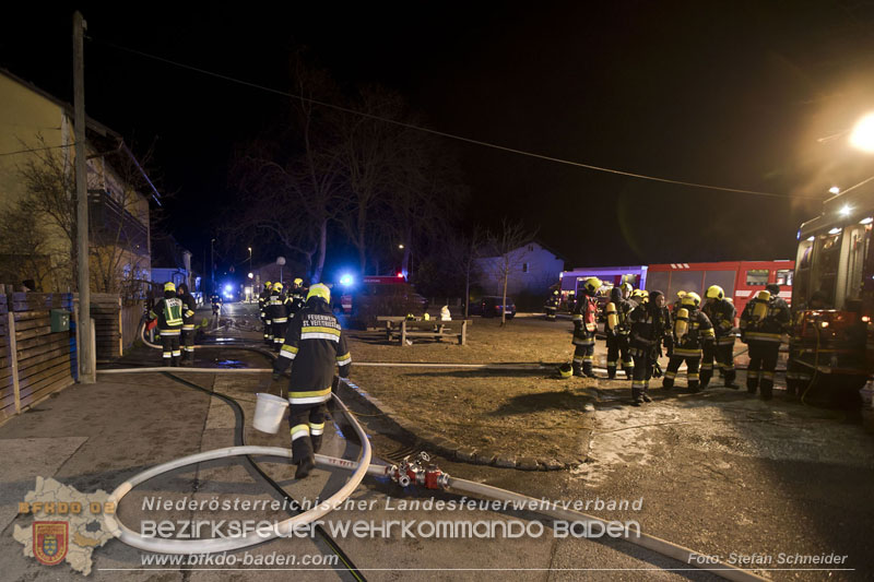 20250220 Brand eines Nebengebäudes in St.Veit a.d.Triesting   Foto: Stefan Schneider BFKDO BADEN 
