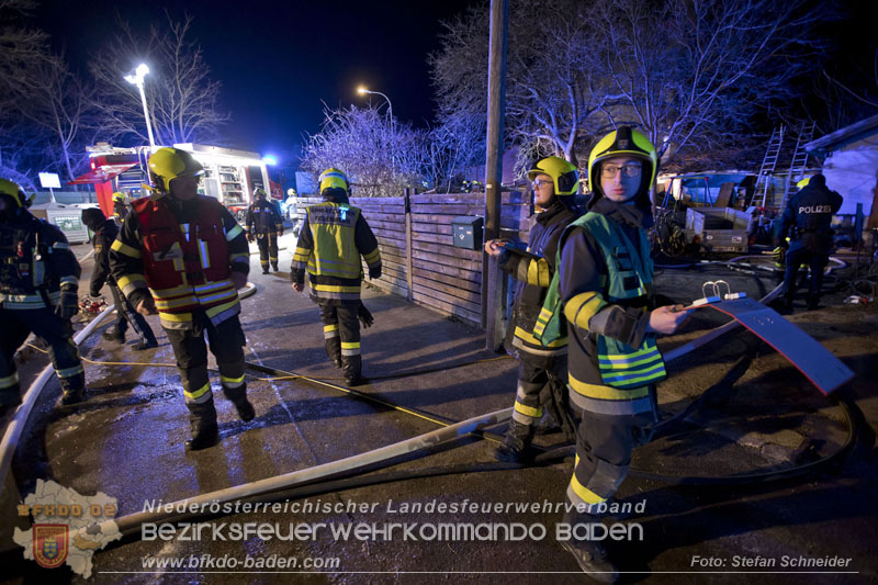 20250220 Brand eines Nebengebäudes in St.Veit a.d.Triesting   Foto: Stefan Schneider BFKDO BADEN 