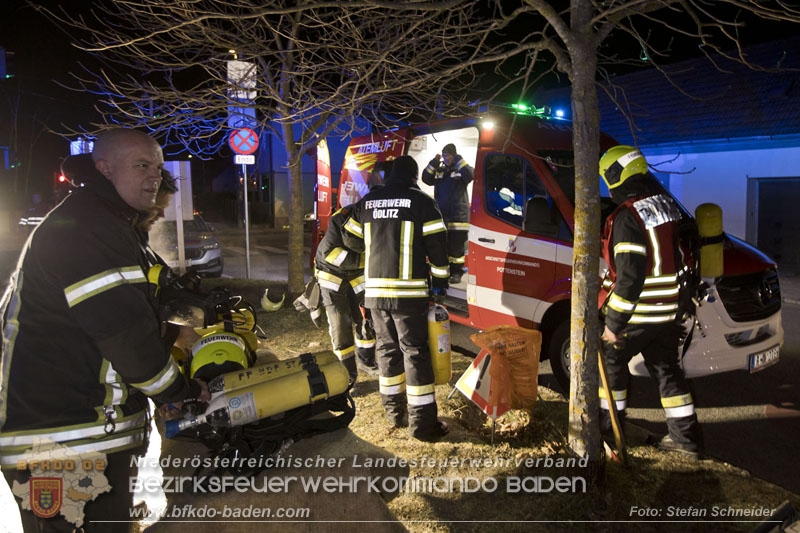 20250220 Brand eines Nebengebäudes in St.Veit a.d.Triesting   Foto: Stefan Schneider BFKDO BADEN 