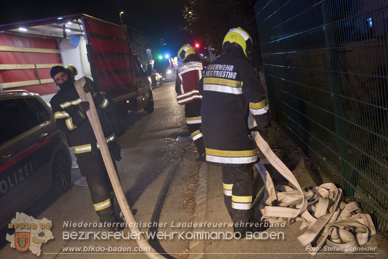 20250220 Brand eines Nebengebäudes in St.Veit a.d.Triesting   Foto: Stefan Schneider BFKDO BADEN 