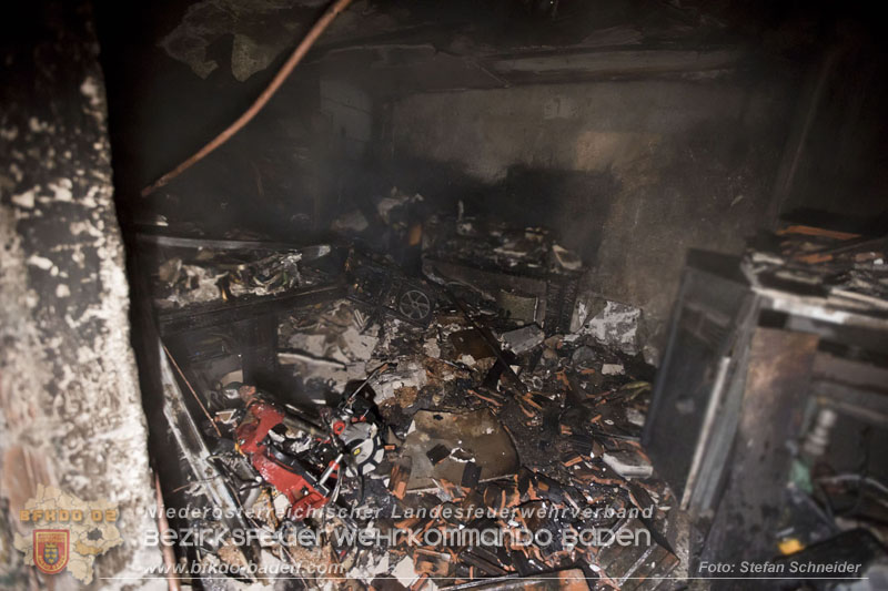 20250220 Brand eines Nebengebäudes in St.Veit a.d.Triesting   Foto: Stefan Schneider BFKDO BADEN 