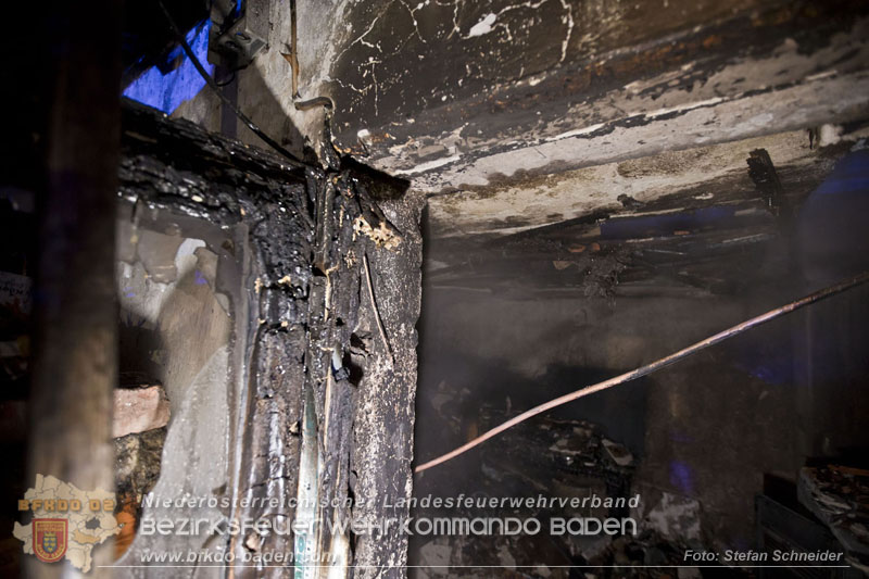 20250220 Brand eines Nebengebäudes in St.Veit a.d.Triesting   Foto: Stefan Schneider BFKDO BADEN 