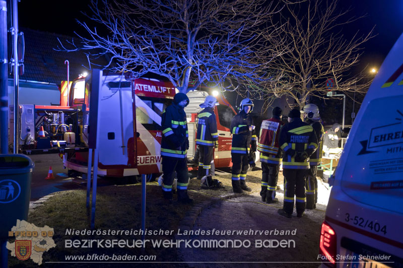 20250220 Brand eines Nebengebäudes in St.Veit a.d.Triesting   Foto: Stefan Schneider BFKDO BADEN 