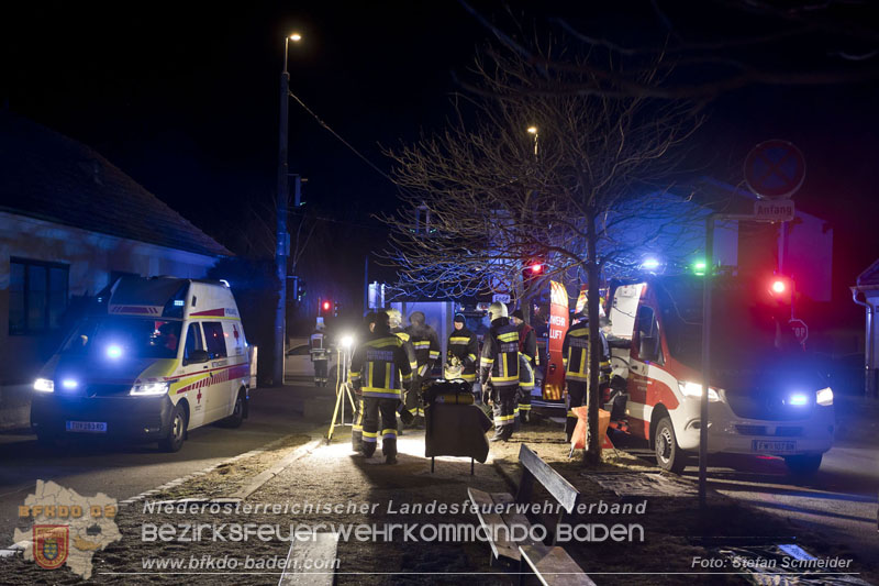 20250220 Brand eines Nebengebäudes in St.Veit a.d.Triesting   Foto: Stefan Schneider BFKDO BADEN 