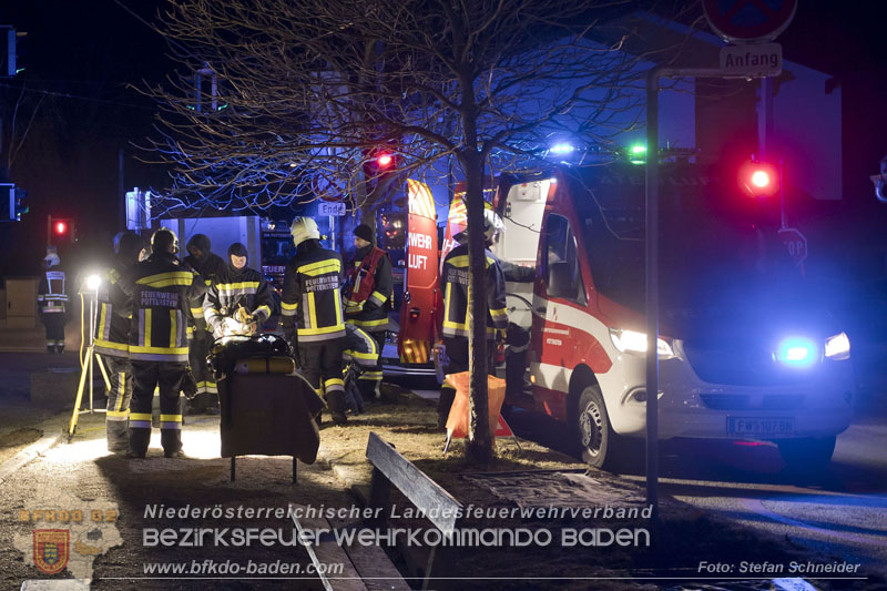 20250220 Brand eines Nebengebäudes in St.Veit a.d.Triesting   Foto: Stefan Schneider BFKDO BADEN 