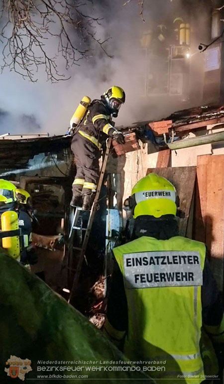 20250220 Brand eines Nebengebäudes in St.Veit a.d.Triesting   Foto: Stefan Schneider BFKDO BADEN 