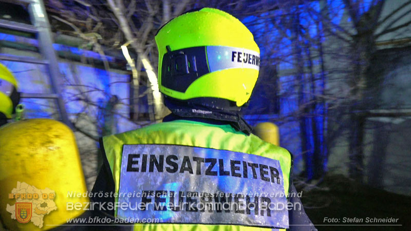 20250220 Brand eines Nebengebäudes in St.Veit a.d.Triesting   Foto: Stefan Schneider BFKDO BADEN 