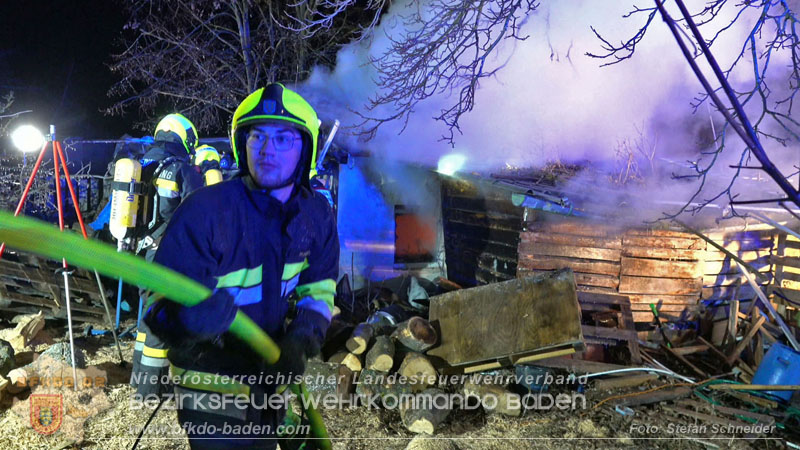 20250220 Brand eines Nebengebäudes in St.Veit a.d.Triesting   Foto: Stefan Schneider BFKDO BADEN 
