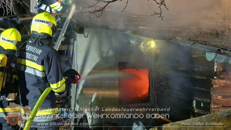 20250220 Brand eines Nebengebäudes in St.Veit a.d.Triesting   Foto: Stefan Schneider BFKDO BADEN 