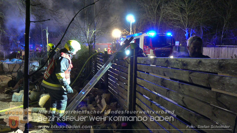 20250220 Brand eines Nebengebäudes in St.Veit a.d.Triesting   Foto: Stefan Schneider BFKDO BADEN 