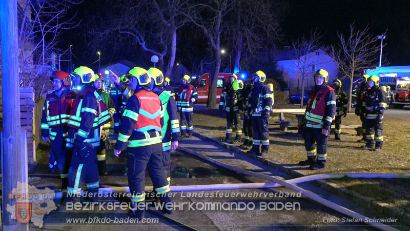 20250220 Brand eines Nebengebäudes in St.Veit a.d.Triesting Foto: Stefan Schneider BFKDO BADEN 