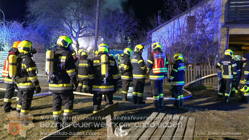 20250220 Brand eines Nebengebäudes in St.Veit a.d.Triesting Foto: Stefan Schneider BFKDO BADEN 