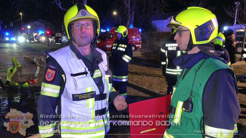 20250220 Brand eines Nebengebäudes in St.Veit a.d.Triesting Foto: Stefan Schneider BFKDO BADEN 