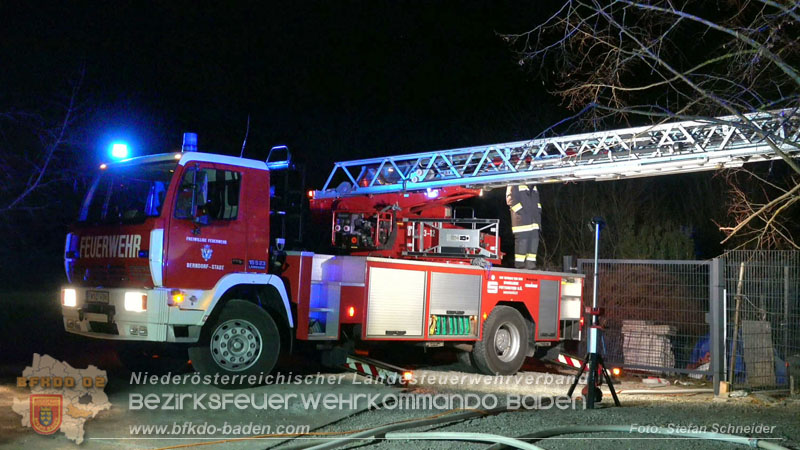 20250220 Brand eines Nebengebäudes in St.Veit a.d.Triesting Foto: Stefan Schneider BFKDO BADEN 