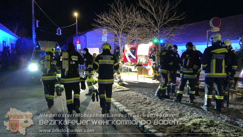 20250220 Brand eines Nebengebäudes in St.Veit a.d.Triesting Foto: Stefan Schneider BFKDO BADEN 