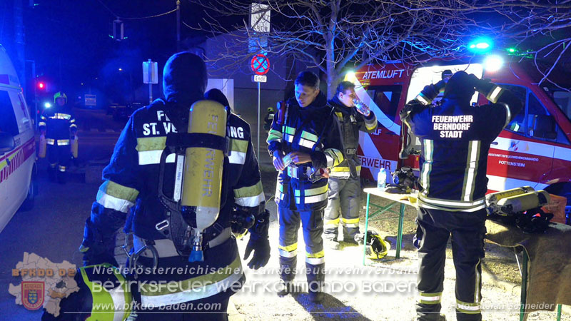 20250220 Brand eines Nebengebäudes in St.Veit a.d.Triesting Foto: Stefan Schneider BFKDO BADEN 
