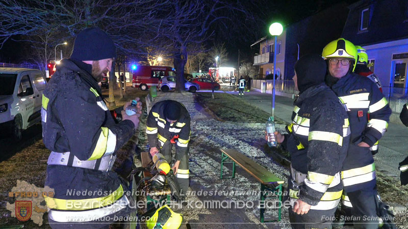 20250220 Brand eines Nebengebäudes in St.Veit a.d.Triesting Foto: Stefan Schneider BFKDO BADEN 